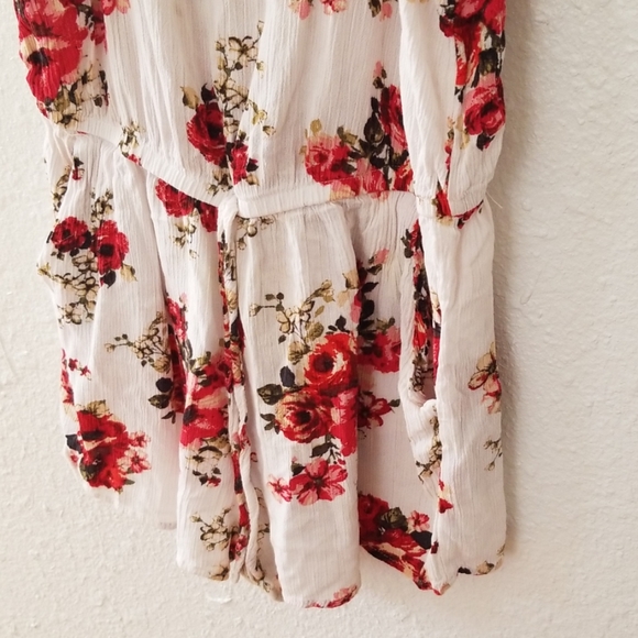 Floral romper shorts - Picture 4 of 7